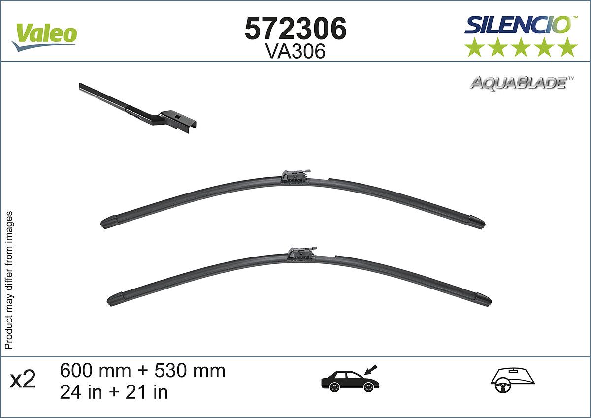 Щітка склоочисника VALEO 572306 - zapix