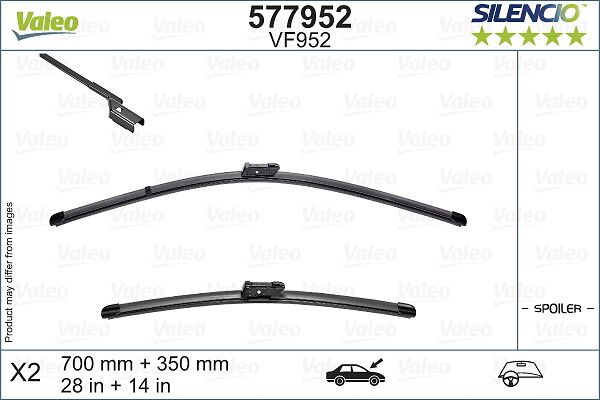 Щітка склоочисника VALEO 577952 - zapix