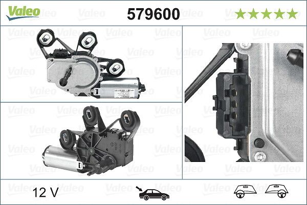Двигун склоочисника VALEO 579600 - zapix