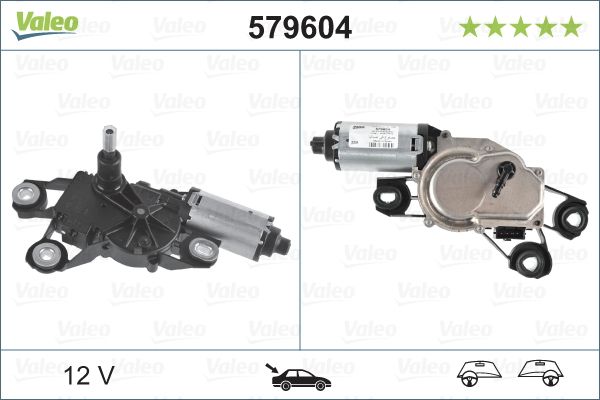 Двигун склоочисника VALEO 579604 - zapix