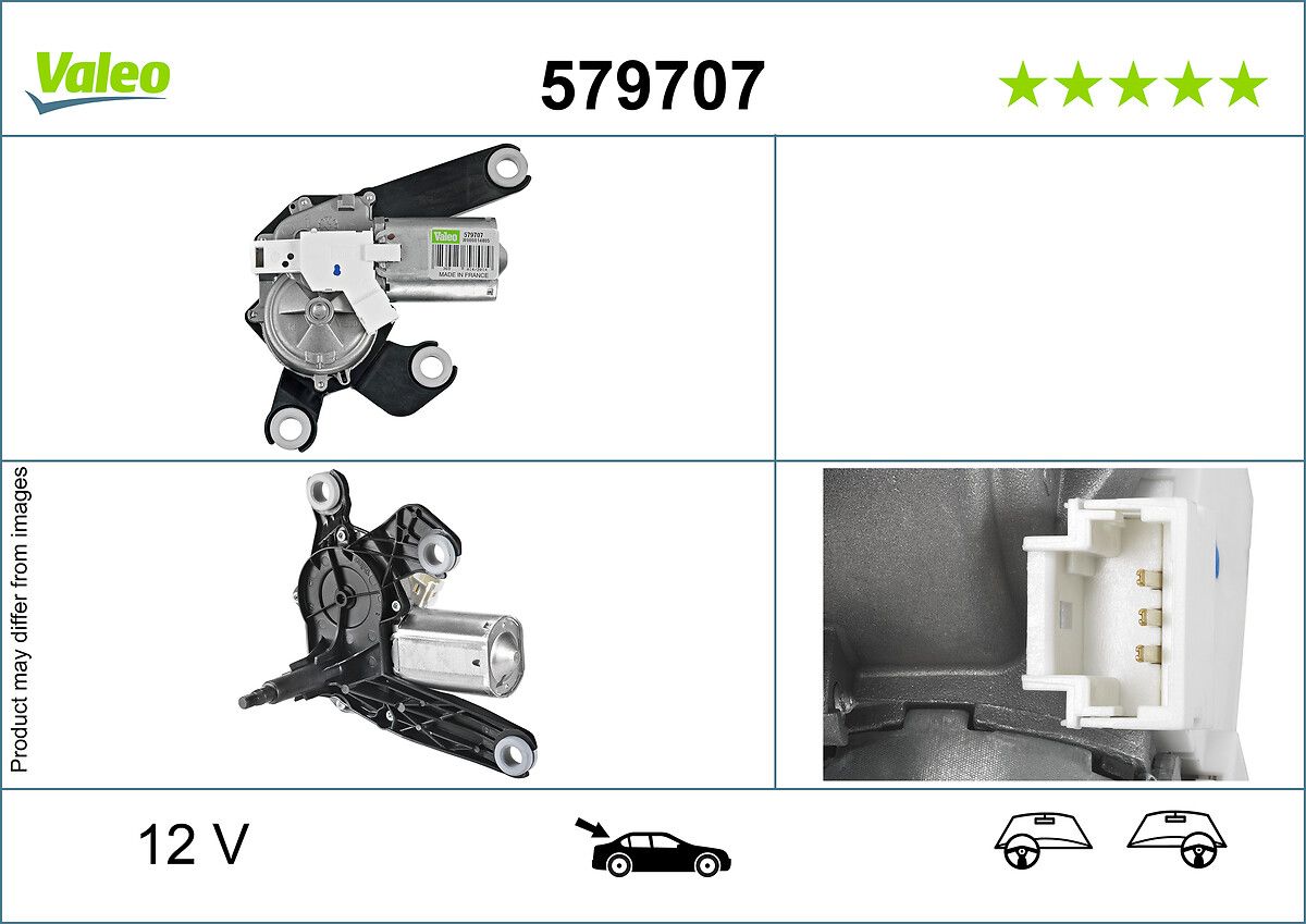 Двигун склоочисника VALEO 579707 - zapix