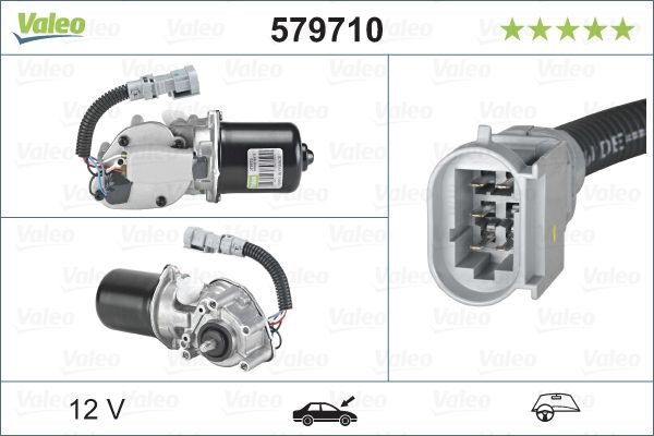 Двигун склоочисника VALEO 579710 - zapix