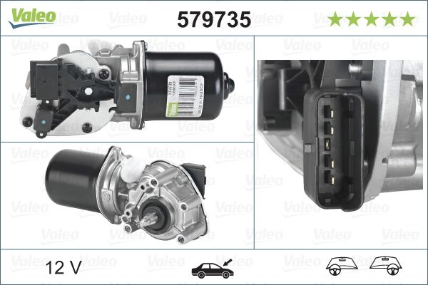 Двигун склоочисника VALEO 579735 - zapix