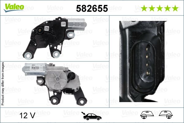 Двигун склоочисника VALEO 582655 - zapix