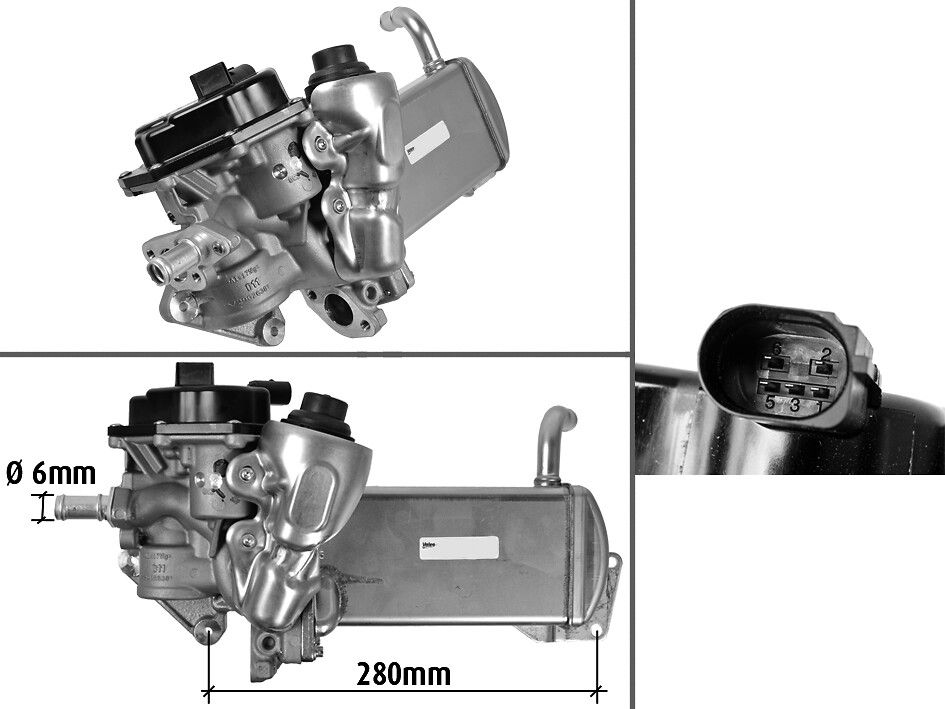 Модуль EGR у сборі VALEO 700438 - zapix