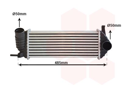 Інтеркулер VAN WEZEL 43004471 - zapix