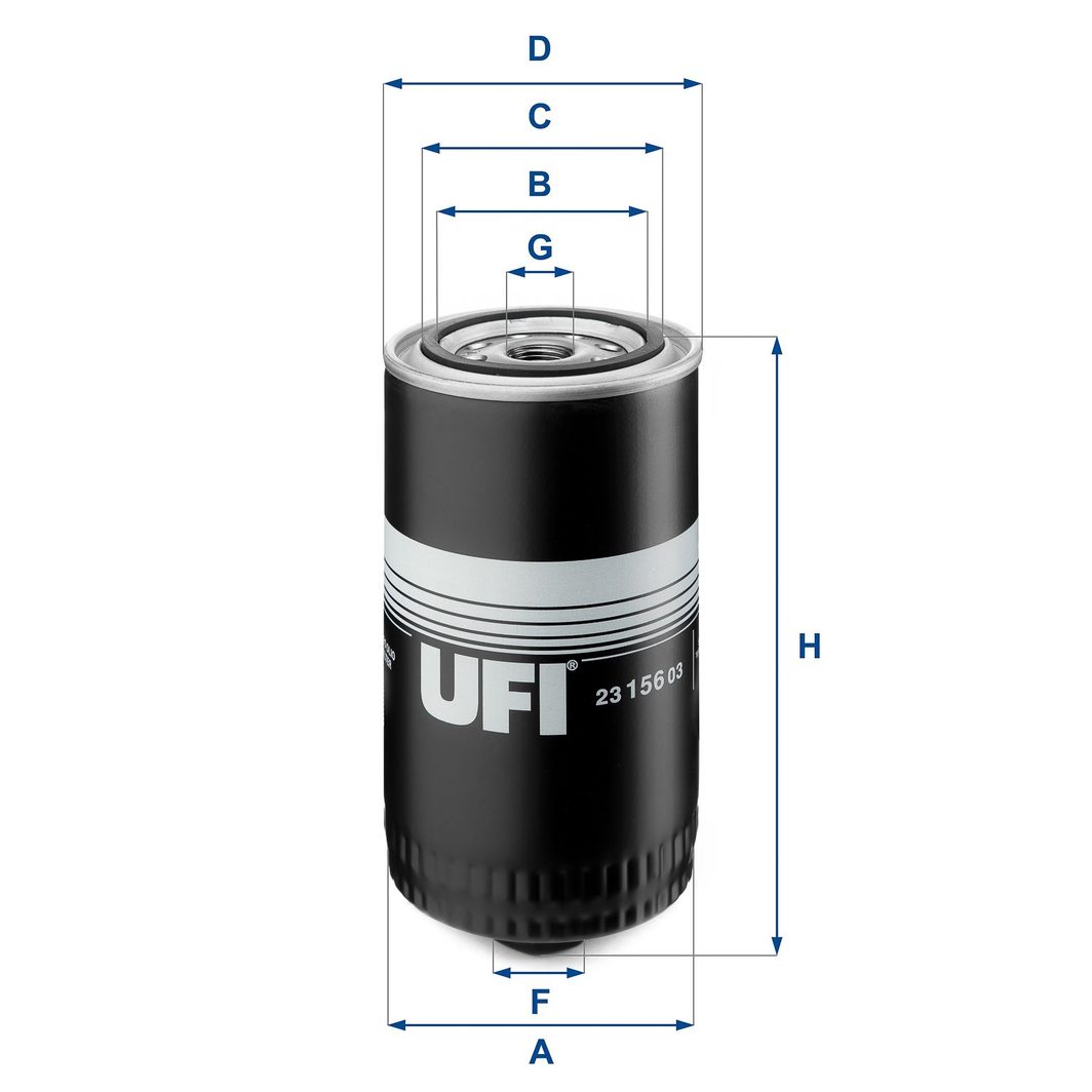 Оливний фільтр UFI 2315603 - zapix