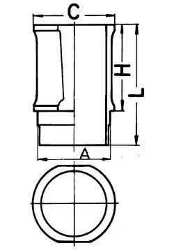 Гільза циліндра KOLBENSCHMIDT 89301110 - zapix