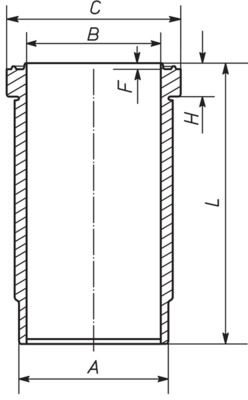 Гільза циліндра MAHLE 227WN6701 - zapix