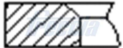 Комплект поршневих кілець FRECCIA FR10505250 - zapix