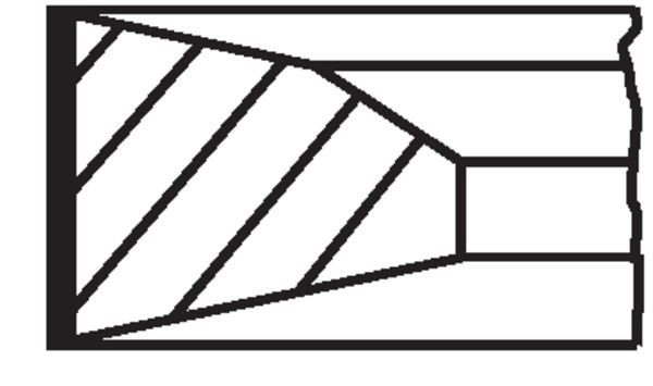 Комплект поршневих кілець MAHLE 227RS001110N0 - zapix