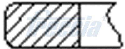 Комплект поршневих кілець FRECCIA FR10074000 - zapix