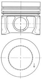 Поршень KOLBENSCHMIDT 41095610 - zapix