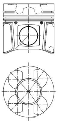 Поршень KOLBENSCHMIDT 40079600 - zapix