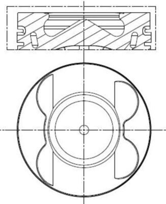 Поршень MAHLE 001PI00190000 - zapix
