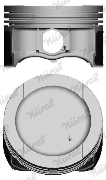 Поршень NÜRAL 8714830700 - zapix