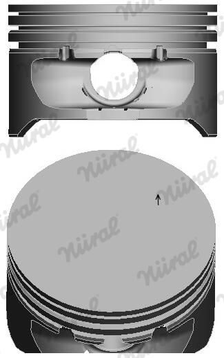 Поршень NÜRAL 8712560700 - zapix