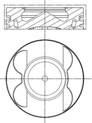 Поршень MAHLE 001PI00178000 - zapix