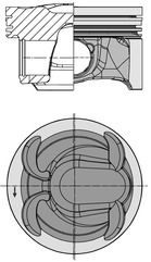 Поршень KOLBENSCHMIDT 40315600 - zapix