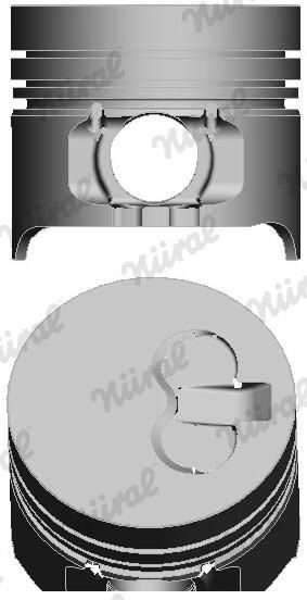 Поршень NÜRAL 8733650710 - zapix