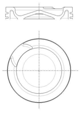Поршень MAHLE 001PI00191000 - zapix