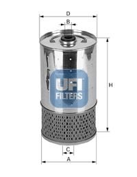 Оливний фільтр UFI 2549901 - zapix