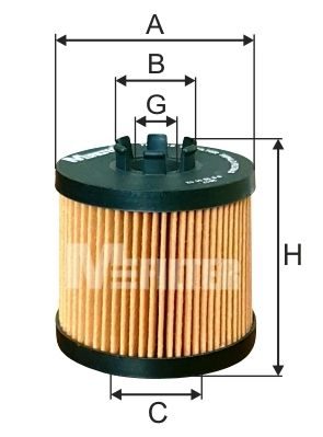 Оливний фільтр MFILTER TE4016 - zapix