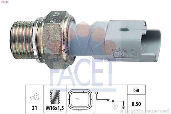 Датчик тиску оливи FACET 70130 - zapix