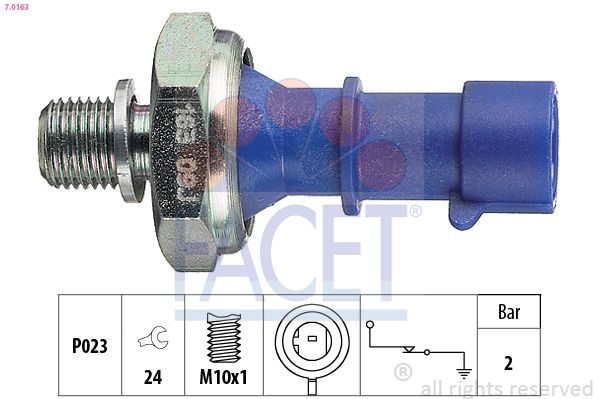 Датчик тиску оливи FACET 70163 - zapix