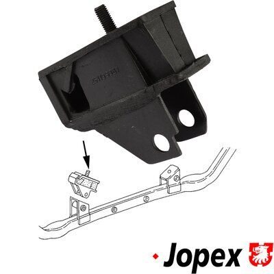 Опора двигуна JP GROUP 1117901000 - zapix