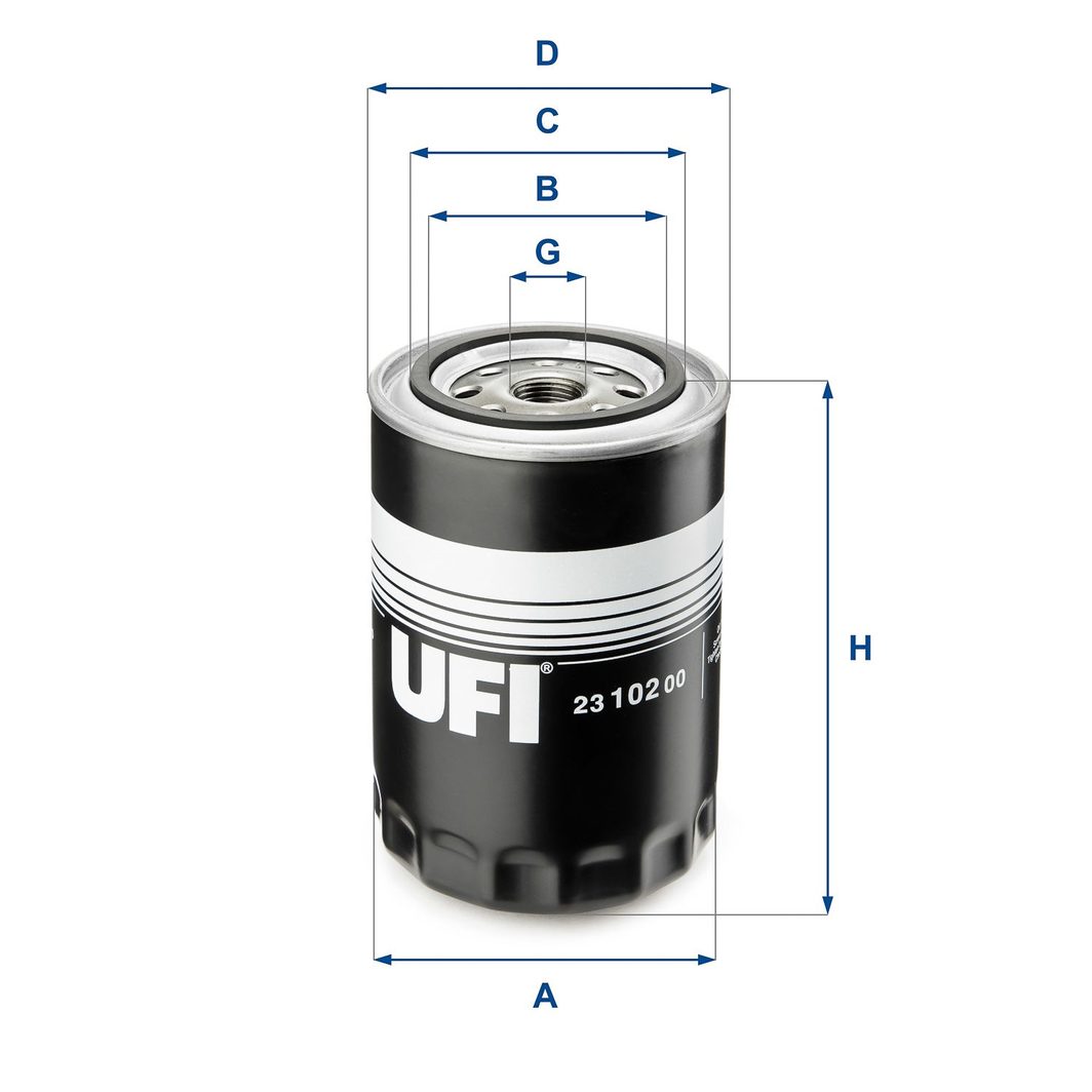 Оливний фільтр UFI 2310200 - zapix