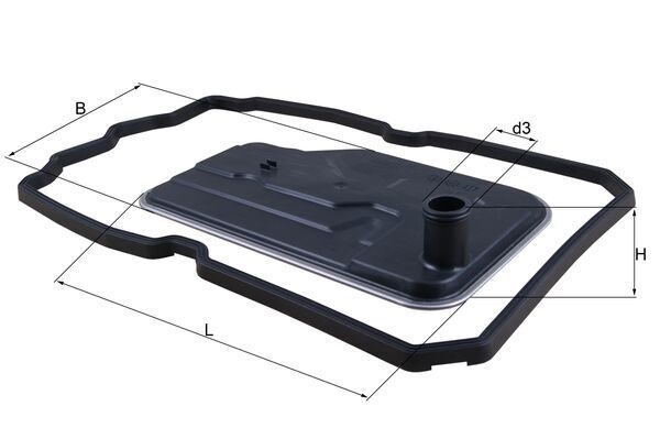 Фільтр АКПП MAHLE HX124D - zapix