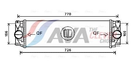 Інтеркулер AVA QUALITY COOLING MSA4582 - zapix