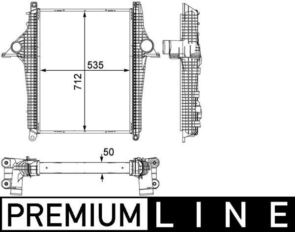 Інтеркулер MAHLE CI147000P - zapix