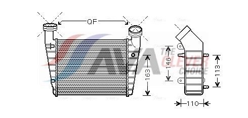 Інтеркулер AVA QUALITY COOLING VNA4238 - zapix