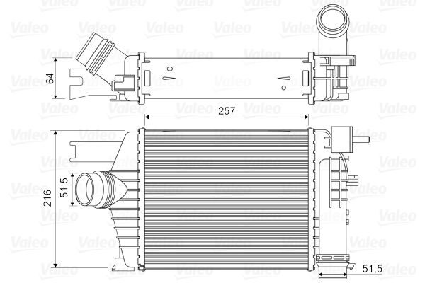 Інтеркулер VALEO 818343 - zapix