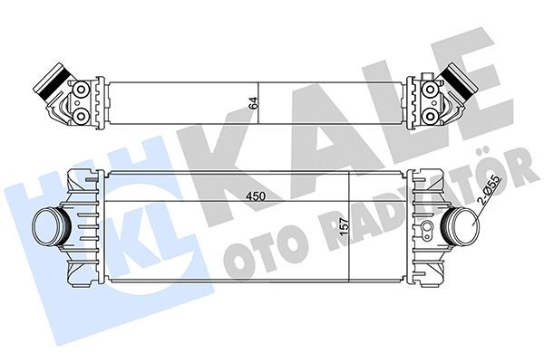 Интеркулер KALE OTO RADYATÖR 351285