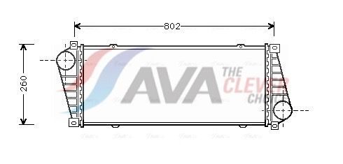 Інтеркулер AVA QUALITY COOLING MSA4217 - zapix