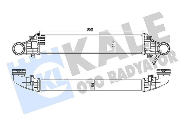 Інтеркулер KALE OTO RADYATÖR 344985 - zapix
