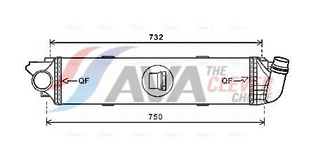 Інтеркулер AVA QUALITY COOLING RT4622 - zapix