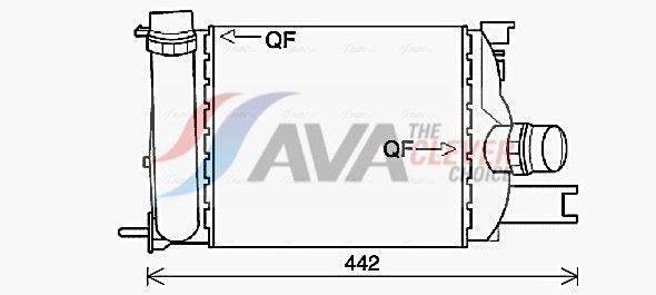 Інтеркулер AVA QUALITY COOLING DAA4013 - zapix