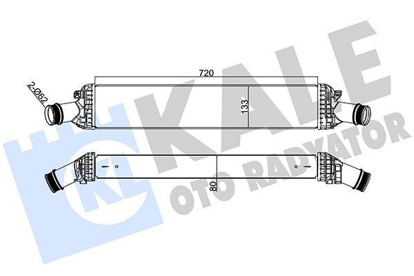 Интеркулер KALE OTO RADYATÖR 342400