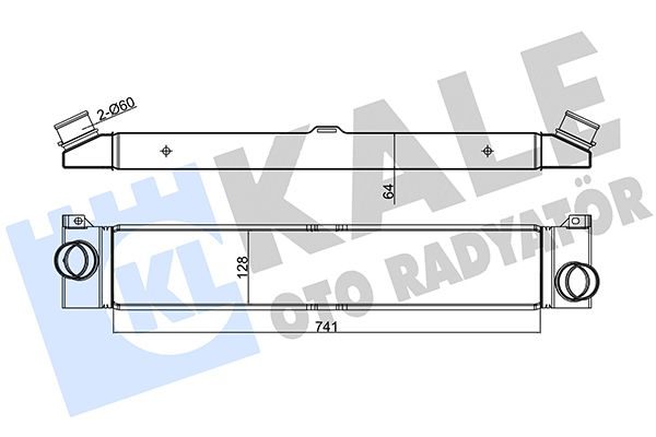 Інтеркулер KALE OTO RADYATÖR 343210 - zapix