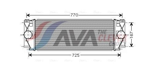 Інтеркулер AVA QUALITY COOLING MS4396 - zapix
