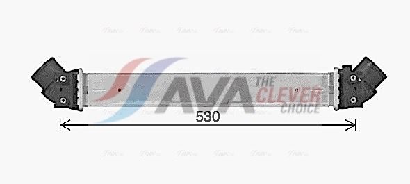 Інтеркулер AVA QUALITY COOLING FD4677 - zapix