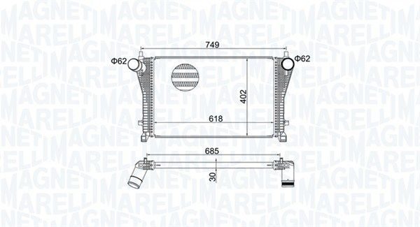 Інтеркулер MAGNETI MARELLI 351319205370 - zapix