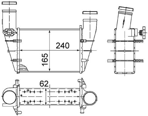 Інтеркулер MAHLE CI130000S - zapix