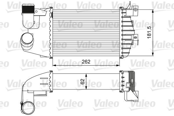 Інтеркулер VALEO 818627 - zapix