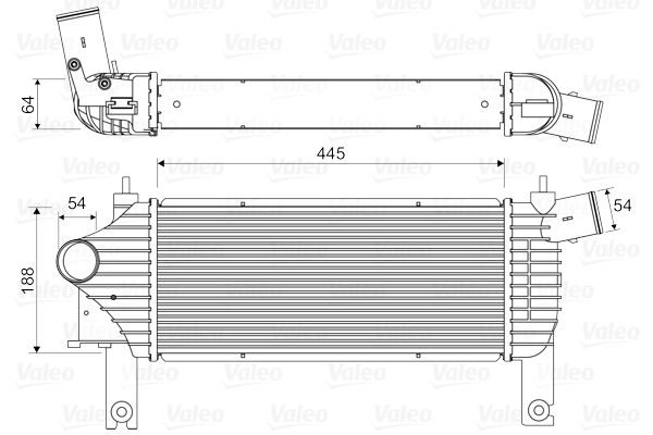 Інтеркулер VALEO 818608 - zapix
