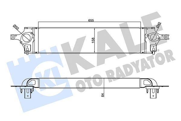 Интеркулер KALE OTO RADYATÖR 345125